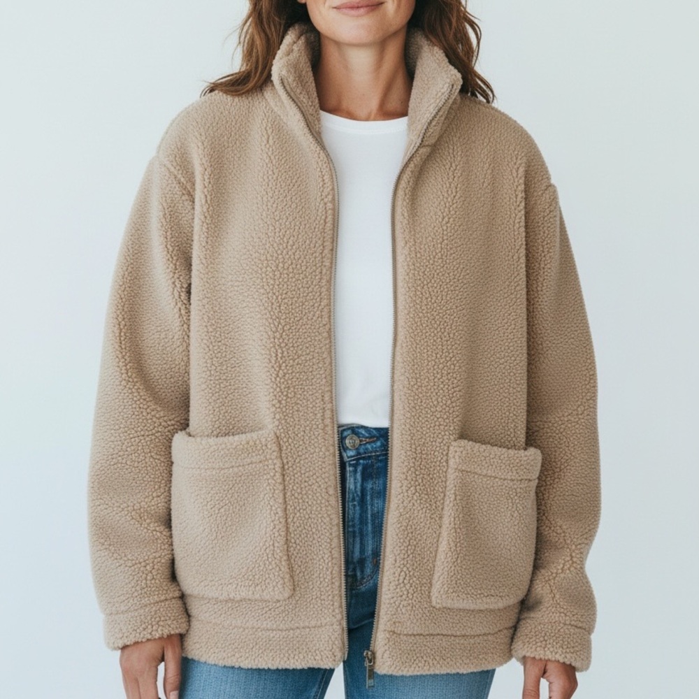 Cozy Teddy Bear Jacket / Sz M/L 🧸🤎
